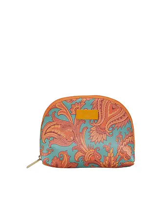 ETRO | Kosmetiktasche - Beauty Case (53 Türkis / Camel) | 